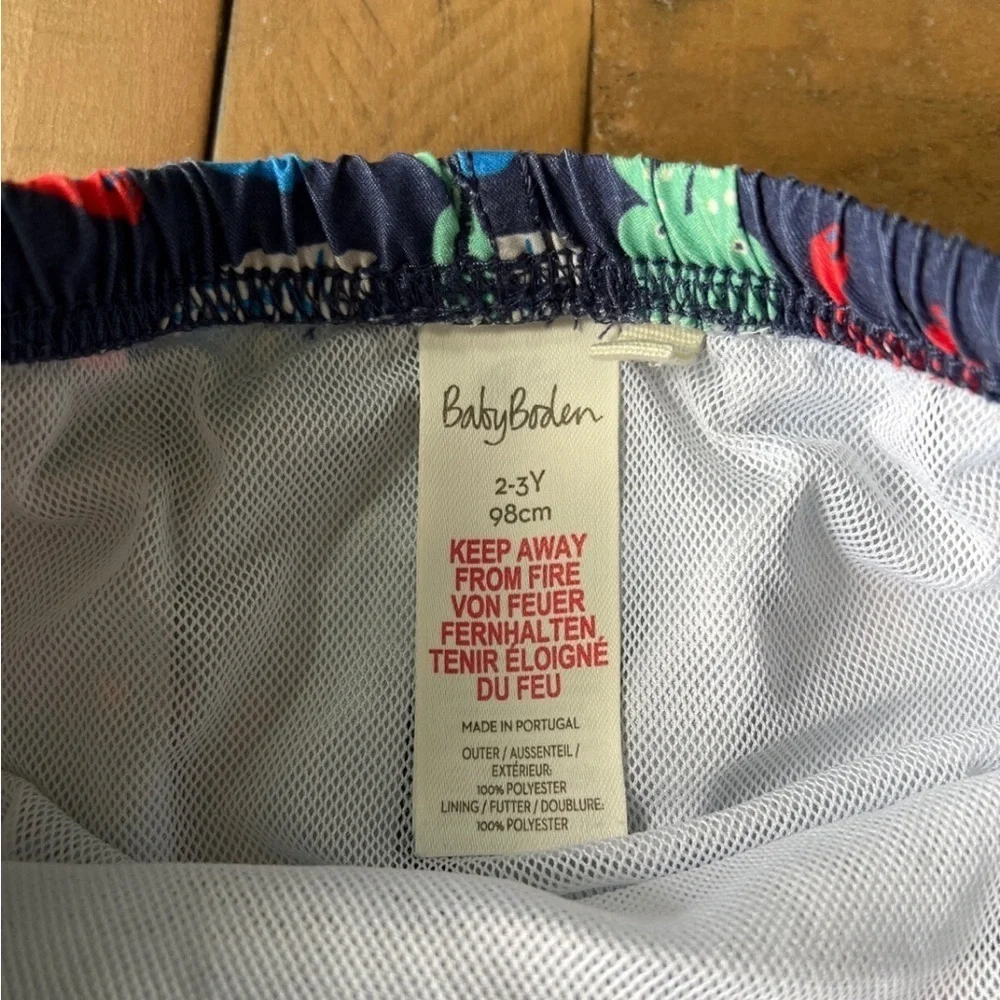 Baby Boden sea creature swim trunks